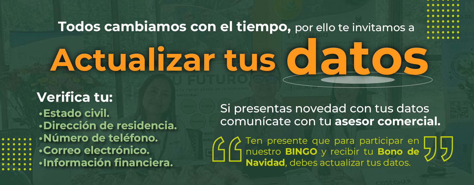 Actualización de Datos