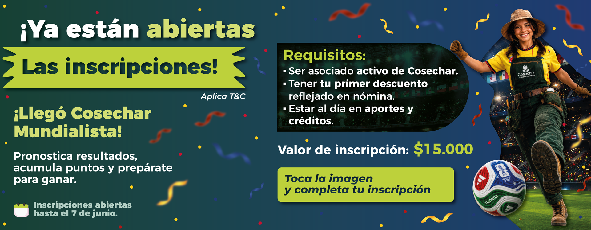 inscripciones cosechar mundialista_Baner pagina web